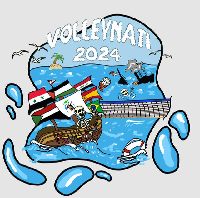 Volleynati T-Shirt Design (2024)