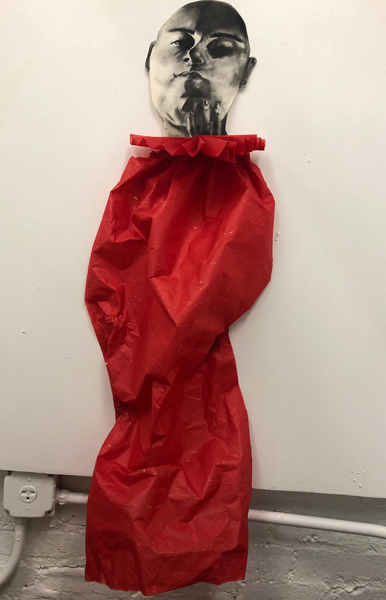 Untitled (Charcoal on Paper, Homemade Paper)