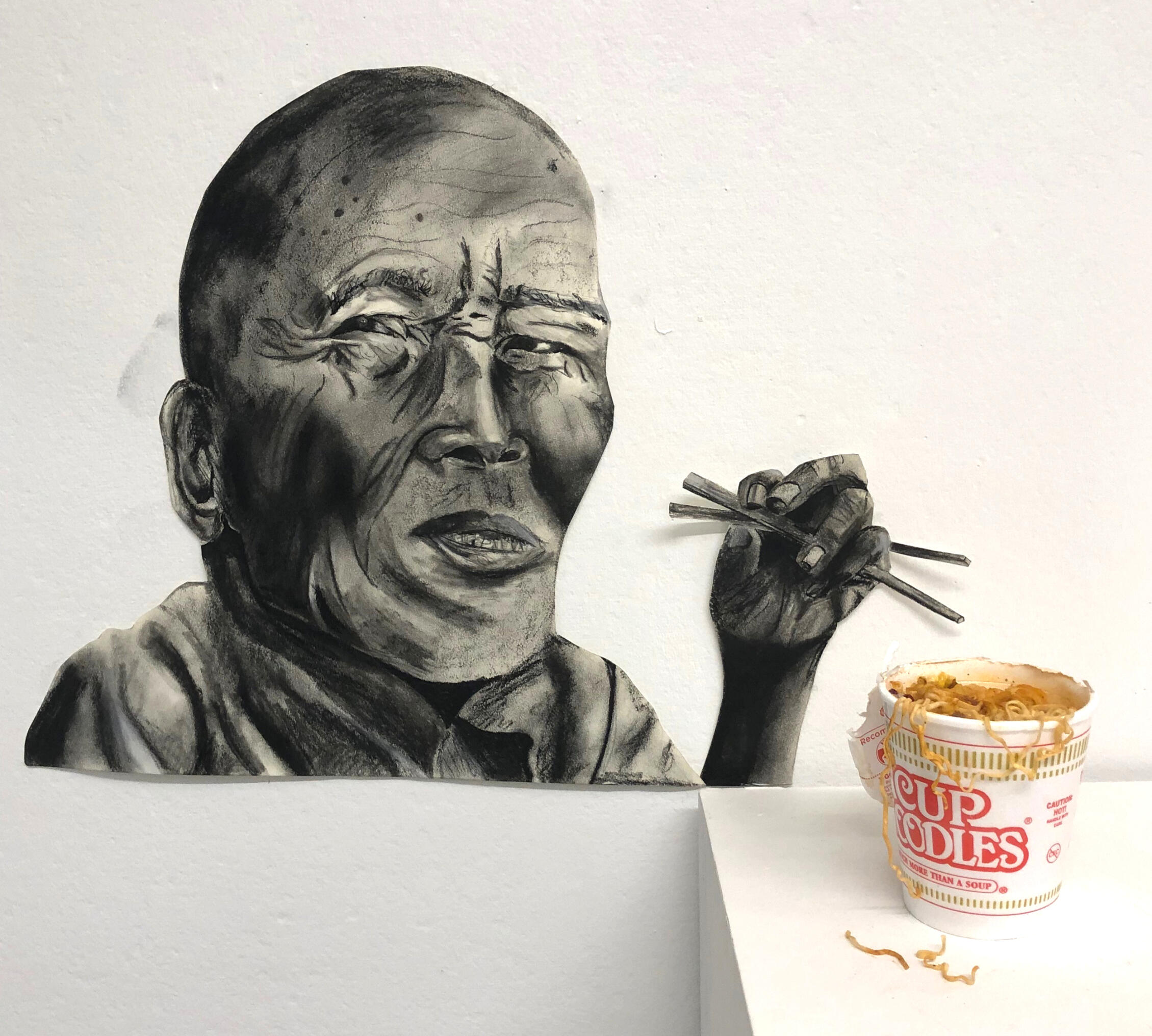 Untitled (Charcoal on Paper)